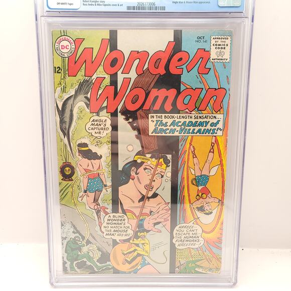 DC Comics Wonder Woman #141 CGC Graded 4.0 Off White Pages Sealed Comic Book - Picture 6 of 6